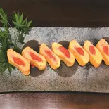 明太子入り出汁巻き卵(四季旬彩 料理人が魅せる神田和食店 桃源郷)