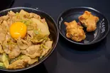 すた丼+【唐揚げ2個】セット（伝説のすた丼屋 名古屋栄店）