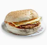 漢堡蛋(ハンバーガー)（早餐 台湾朝食屋）