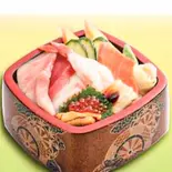 特上ちらし箱寿司（寿司処 菱膳 六本木店）