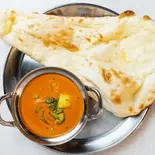 野菜カレーとプレーンナンセット Vegetables curry ＆ Plane Nan set（バッティ）