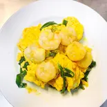 海老と玉子の炒め（華聖樓）