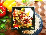 チリビーンズのグレインズライスボウルサラダ(Grains rice bowl salad グリーングレインブレイン)