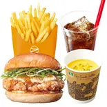 【ディナーセット】瀬戸内レモンねぎ塩おろしチキンバーガー（ゼッテリア 小田急マルシェ相武台店）