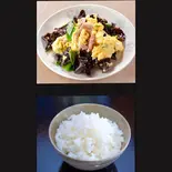 きくらげ卵炒めご飯付セット（中国料理 香隣坊）
