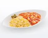 炒飯プレート(エビチリ＆玉子炒飯)Fried rice plate (shrimp chilli ＆ egg fried rice)（上海イーエックス 葛西店）