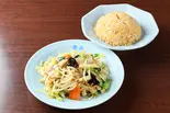 野菜炒め+チャーハンセット(勝楽)