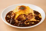 ハヤシオム&炙りチーズ(肉オムライス専門店 肉とたまご吉祥寺店)