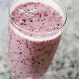 ブルーベリーラッシー/Blueberry Lassi（New sitara curry ＆ kebab house）