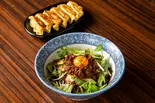 冷製坦々まぜそば 背脂生姜餃子セット（百麺 中目黒店）