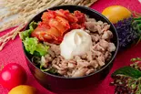 【旨辛キムチのせ】豚のすたみな丼(約150g)（ハラミ・ローストビーフ丼 ハラミと米 心斎橋本店）