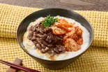 【高タンパク】牛ハラミとキムチねば丼 Harami ＆ Kimchi Neba-Don（玄米＆腸活 健康ごはん お玄さんのねばとろ丼 川崎店）