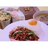 ガパオライスセット/Gapao Rice Set（ナマステキッチン 大塚）