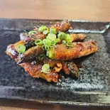 アスパラ大葉肉巻き（鉄板焼 藁しべ）