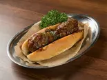 ハンバーグドッグ（ニュー喫茶ぷらざ）