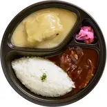 キャベハヤ(ロールキャベツとハヤシライスのハーフ＆ハーフ)（【ロールキャベツ】洋食アカシア 新宿本店）