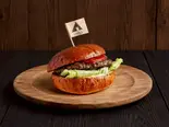 ベーシックバーガー（全粒粉入り自家製バンズを使用したハンバーガーのお店【teltta】）