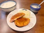 チーズハムカツ定食(ハムカツ1枚)（手作り定食 台所ふね）