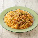 ⑬エリンギとポルチーニ茸のミートソース（ゆであげ生パスタ もちの木パスタ 三鷹店）