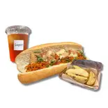 厚揚げ豆腐のバインミー+ドリンク+ポテト（Lapin）