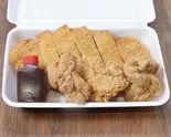 ロースかつ＆若鶏の唐揚げ(ロースかつ100g、唐揚げ3ヶ)（とんかつの和吉 おもろまち駅前店）