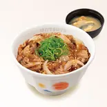 松屋の牛焼肉丼(味噌汁付)（松屋 天神店）