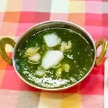 サグシーフードカレー/Sag Seafood Curry（Assam dining garden）