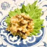 自家製ふきのとう味噌(そば處大野屋 元代々木町店)