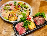 【29%OFF】肉ビストロのパーティセット ～オードブル盛り+ステーキ300g（～フランスで人気の塊肉ステーキの名店～ 肉ビストロ サクレフルール日本橋）