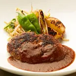 特製ハンバーグの鉄板焼（やさいや 鉄板焼野菜 赤坂店）