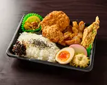 ⑥にんにくもも&鶏メンチ&鶏スタミナ焼き弁当(なるとキッチン 五反田店)