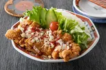定番！自家製油淋鶏丼（ごはんがすすむ！ 油淋鶏飯店 天神西通り店）