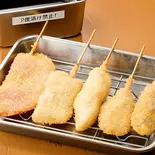 【人気No.2】お肉の串かつおまかせ5種盛り（串もん酒場 ひびき屋 谷町四丁目店）