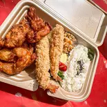 唐揚げエビフライ弁当（SAMURAI BENTO Bar studio tt-zone）