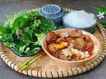 ハノイ風ブンチャー Bun cha Ha Nội (kebad rice noodles)（ベトナム料理ハノイレストラン川崎）