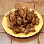 鷄皮のからあげ（あべちゃん家のからあげ鷄安(とりあん)）