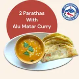 Paratha with Alu Matar Curry（MINI NEPAL DINING and Bar）