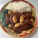 豚足白花豆煮(芸豆猪脚盖饭)（本格四川料理 天府）