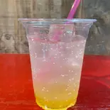 ラズベリーソーダ(ビフテキ屋 うえすたん 大橋店)