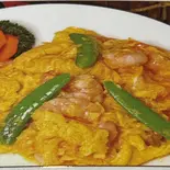 エビとたまごの塩味炒め（鴻運食房）