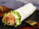 フライドチキン玉子巻餅(鸡蛋罐饼+鸡腿)(テバ チキン)