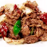 ラム肉とたまねぎのクミン炒め（中華料理 劉記）