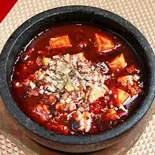 赤麻婆豆腐定食 Red Mapo Tofu Set meal(らあめん渋谷三丁目)