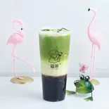 黒糖タピオカ抹茶ミルクティー(L) Brown Sugar Tapioca Matcha Milk Tea（溢茶YICHA）