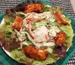 タンドリーチキンサラダTandoori chicken salad（スターケバブインドカレーハラル専門店）