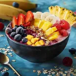 アサイー ボウル全部のせ グランデサイズ acai bowl with everything grande size(Hawaiiアサイーボウル 栄養満点 fruit acai bowl 南小岩)