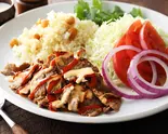 『やみつきビーフ』ケバブ＆ひよこ豆ライス 【ポテト付き】（Mrs Istanbul Kebab Delivery 柏木2丁目店）
