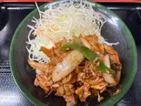 豚キムチ炒め（えんちゃん食堂）