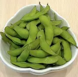 やっぱり枝豆（和牛と海鮮浜焼き うしQかきQ）