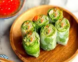 野菜春巻き Vegetable Fresh Roll（アジアン屋台 チャオサイゴン パリバール 中野坂上店）